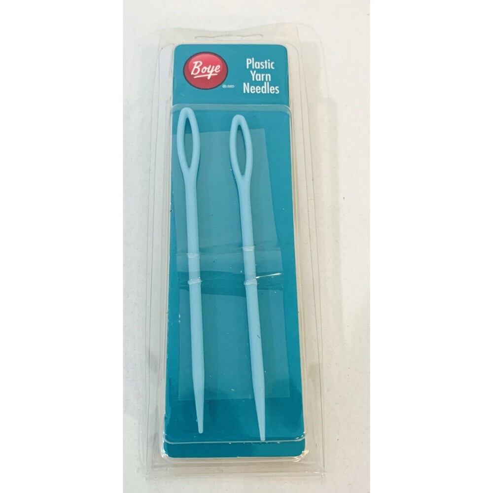 Boye Plastic Yarn Needles New Original Sealed Package Lot of 2